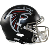 Julio Jones Autographed Atlanta Falcons SpeedFlex Helmet Beckett Witness 56467