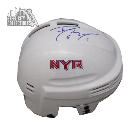 Dylan McIlrath Autographed New York Rangers Mini Hockey Helmet - Fanatics