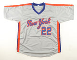 Ray Knight Signed 1986 New York Mets Jersey Inscribed "1986 W.S. M.V.P." / JSA