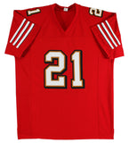 Frank Gore Signed San Francisco 49ers Jersey (Beckett) 5xPro Bowl R.B.