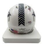 Jalen Carter Signed/Auto Salute to Service Mini Helmet Eagles PSA/DNA 193667