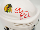 CHEVY CHASE AUTOGRAPHED BLACKHAWKS MINI HELMET CHRISTMAS VACATION BECKETT 232842