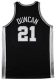 Spurs Tim Duncan 2001-02 Game Worn Nike +4" Extra Length Black Road Jersey