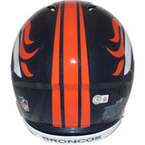 Javonte Williams Signed Denver Broncos Authentic Helmet Beckett 40954