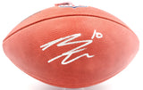 Bo Nix Autographed Wilson "The Duke" NFL Game Ball - Beckett BAS COA