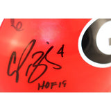 Terrell Davis Champ Bailey Charley Trippi Signed Georgia Mini Helmet BAS 52748