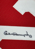 FRAMED Autographed/Signed CALVIN MURPHY 35x39 Houston Red Jersey PSA COA