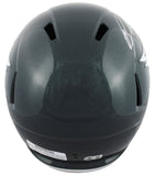 Eagles Brandon Graham Signed Full Size Speed Rep Helmet w/ Silver Sig BAS Wit