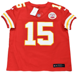 PATRICK MAHOMES SIGNED KANSAS CITY CHIEFS #15 RED NIKE ELITE JERSEY W/ SHOWTIME