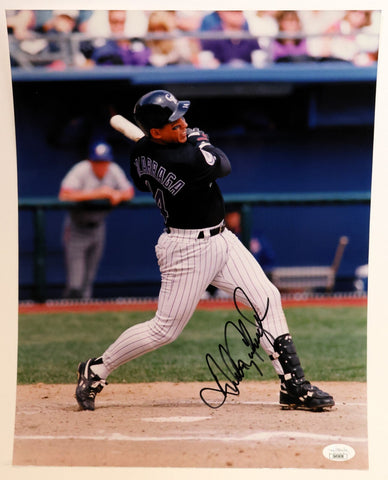 Andres Galarraga Autographed Colorado Rockies 11x14 Photo - JSA COA