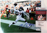Bradley Roby Autogrpahed Broncos Pick Six 8x10 Photo JSA COA