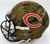 JUSTIN FIELDS AUTOGRAPHED BEARS CAMO FULL SIZE SPEED HELMET BECKETT QR 194771