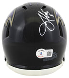 Ravens Joe Flacco Authentic Signed Speed Mini Helmet BAS Witnessed
