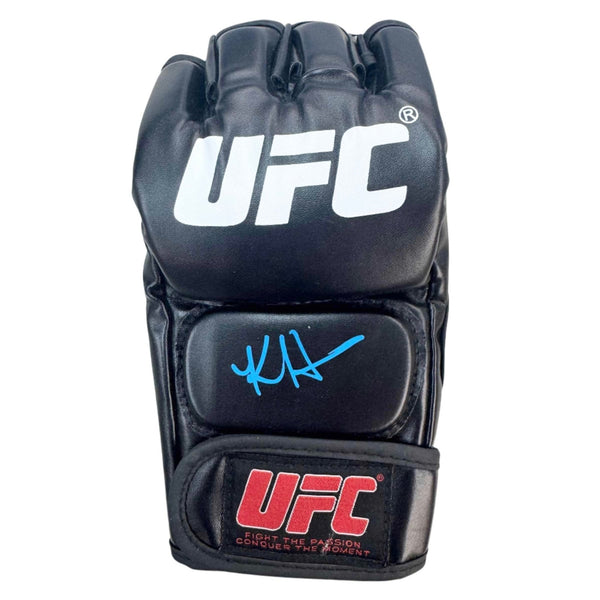 Autographed/Signed Kayla Harrison UFC MMA Black Fighting Glove Beckett COA