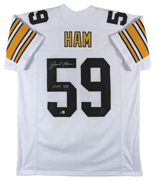 Jack Ham "HOF 88" Authentic Signed White Pro Style Jersey Autographed BAS