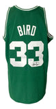 Larry Bird Signed Celtics Green M&N Hardwood Classics Swingman Jersey PSA ITP