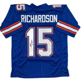 Autographed/Signed Anthony Richardson Florida Blue College Jersey JSA COA