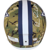 Dallas Cowboys Autographed F/S Camo Helmet Aikman Emmitt Irvin Beckett 50314