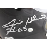 White Greene Holmes Greenwood Signed Pittsburgh Steelers RK Helmet Beckett 49399