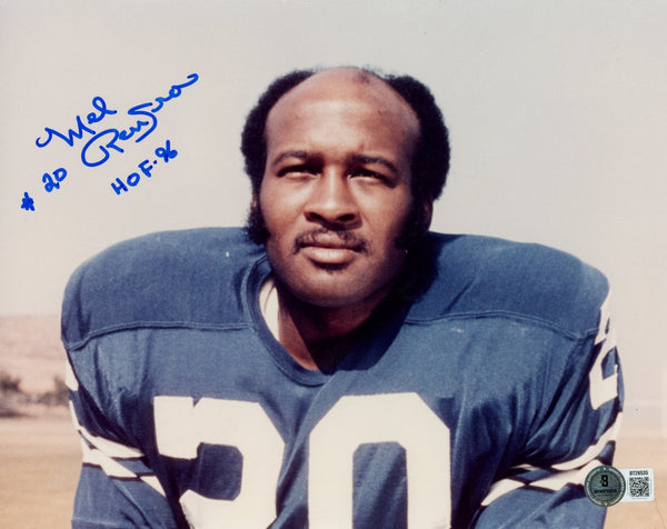 Mel Renfro Autographed Dallas Cowboys 8x10 Photo No Helmet w/HOF Beckett 56741