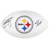 Kordell Stewart Signed Pittsburgh Steelers Logo Football Slash Beckett 52789