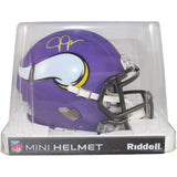 Justin Jefferson Autographed Minnesota Vikings Mini Helmet Beckett Witness 51003