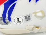 KELLY, THOMAS & REED AUTOGRAPHED BILLS TEAM GREATS MINI HELMET BECKETT 236172
