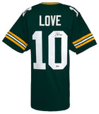 Jordan Love Signed Green Custom Football Jersey - (Beckett COA)