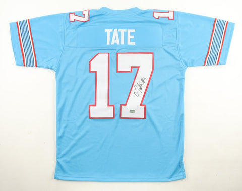 Carnell Tate Signed Tennessee Titans Jersey (Wilder Side Sport) Ex-Ohio State WR