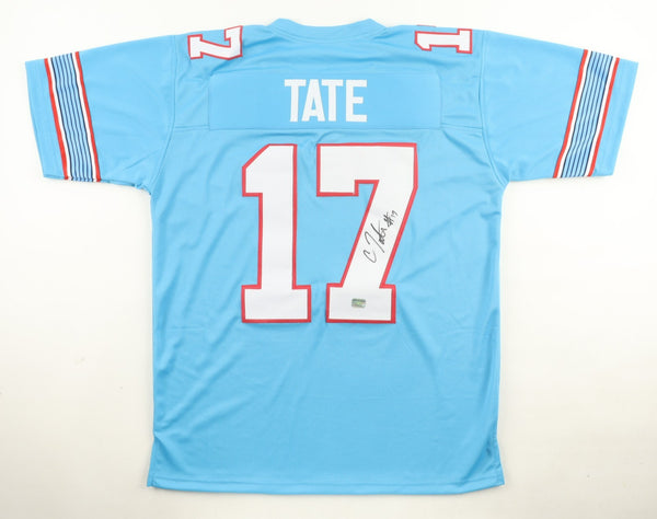 Carnell Tate Signed Tennessee Titans Jersey (Wilder Side Sport) Ex-Ohio State WR