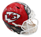 Patrick Mahomes & Tyreek Hill Signed Kansas City Chiefs Speed Auth Ripped Helmet