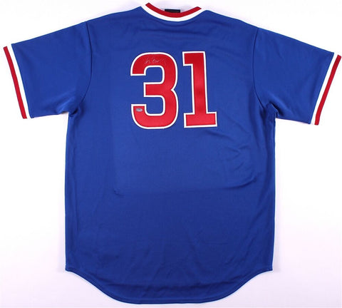 Greg Maddux Signed Chicago Cubs Majestic Cooperstown Style Jersey (Schwartz COA)