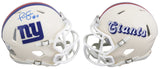 Giants Phil Simms Authentic Signed Retro Speed Mini Helmet JSA Witness