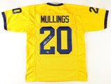 Kalel Mullings Signed Michigan Wolverines Jersey (Beckett) 2023 National Champ