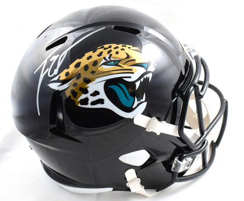 Travis Etienne Jr. Autographed Jacksonville Jaguars F/S Speed Helmet - JSA