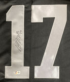 Davante Adams Signed Custom Black Pro-Style Football Jersey BAS ITP