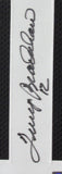 Terry Bradshaw HOF Autographed Black Football Jersey Steelers Framed JSA 186188