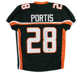 Clinton Portis Signed Miami Custom Green Jersey