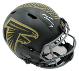Bijan Robinson Signed Atlanta Falcons Speed Full Size STS 4 NFL Helmet