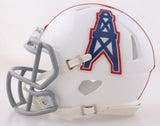 Billy "White Shoes" Johnson Signed Houston Oilers Speed Mini Helmet (JSA) WR/ KR