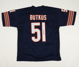 Dick Butkus Signed Chicago Bears Jersey (Beckett) 8xPro Bowl LB 1965-1972 / HOF