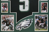 FRAMED PHILADELPHIA EAGLES DONOVAN MCNABB AUTOGRAPHED SIGNED JERSEY JSA COA