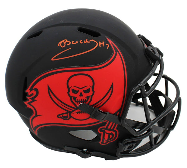 Bucky Irving Signed Tampa Bay Buccaneers Speed Full Size Eclipse Helmet