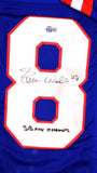 Everson Walls Autographed Blue Pro Style Jersey w/ SB Champs- Beckett Hologram