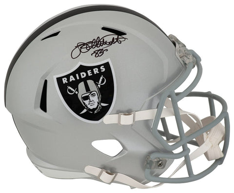 Willie Gault Signed Raiders Riddell Full Size Replica Helmet - (SCHWARTZ COA)