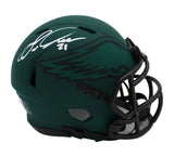 Eric Allen Signed Philadelphia Eagles Speed Rave NFL Mini Helmet