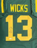 DONTAYVION WICKS Signed Custom Replica Retro TB Jersey - Green Bay Packers - JSA