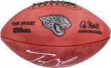 Trevor Lawrence Jacksonville Jaguars Autographed Metallic Duke Pro Football