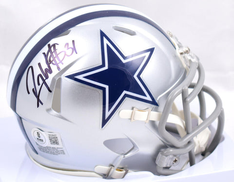 Roy Williams Autographed Dallas Cowboys Speed Mini Helmet-Beckett W Hologram