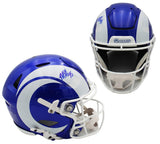 Myles Garrett Signed Los Angeles Rams SpeedFlex Authentic Alternate NFL Helmet